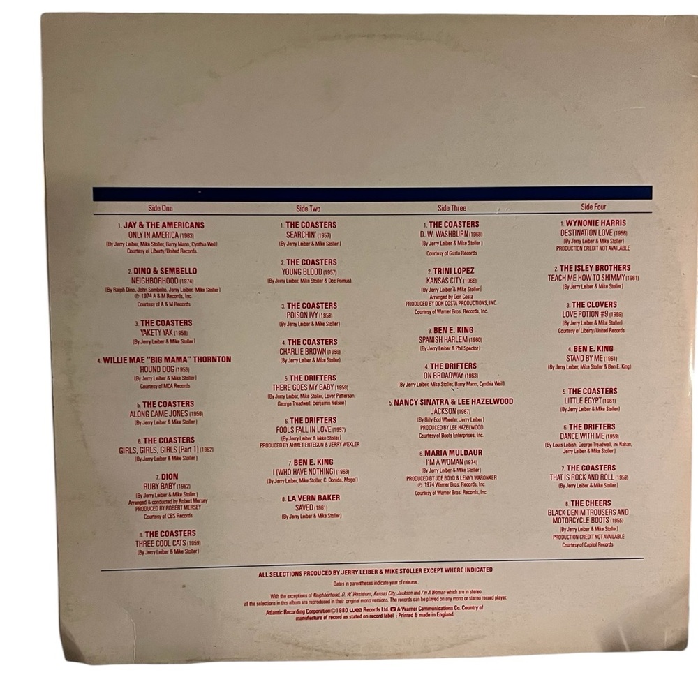 'Only in America' double Vinyl Record from leiber & stoller - Picture 3 of 14